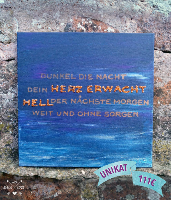 Spirituelle Kunst Segen "Dein Herz erwacht"